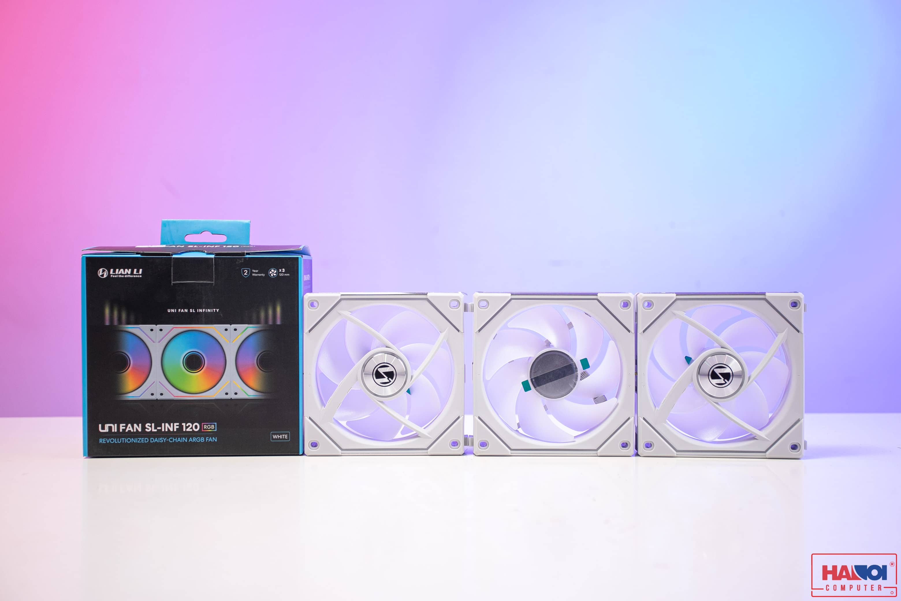 Fan Case LIAN-LI UNI Fan SL INFINITY 120 Triple White