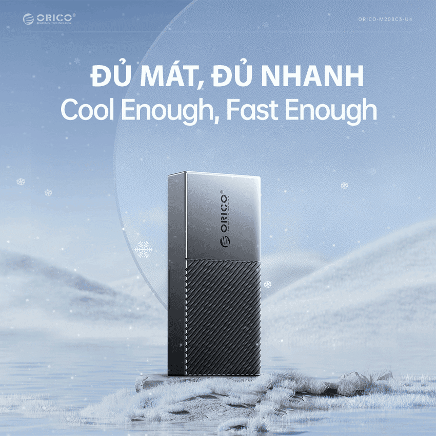 Hộp đựng ổ cứng SSD M2 Sata ORICO M205C3-