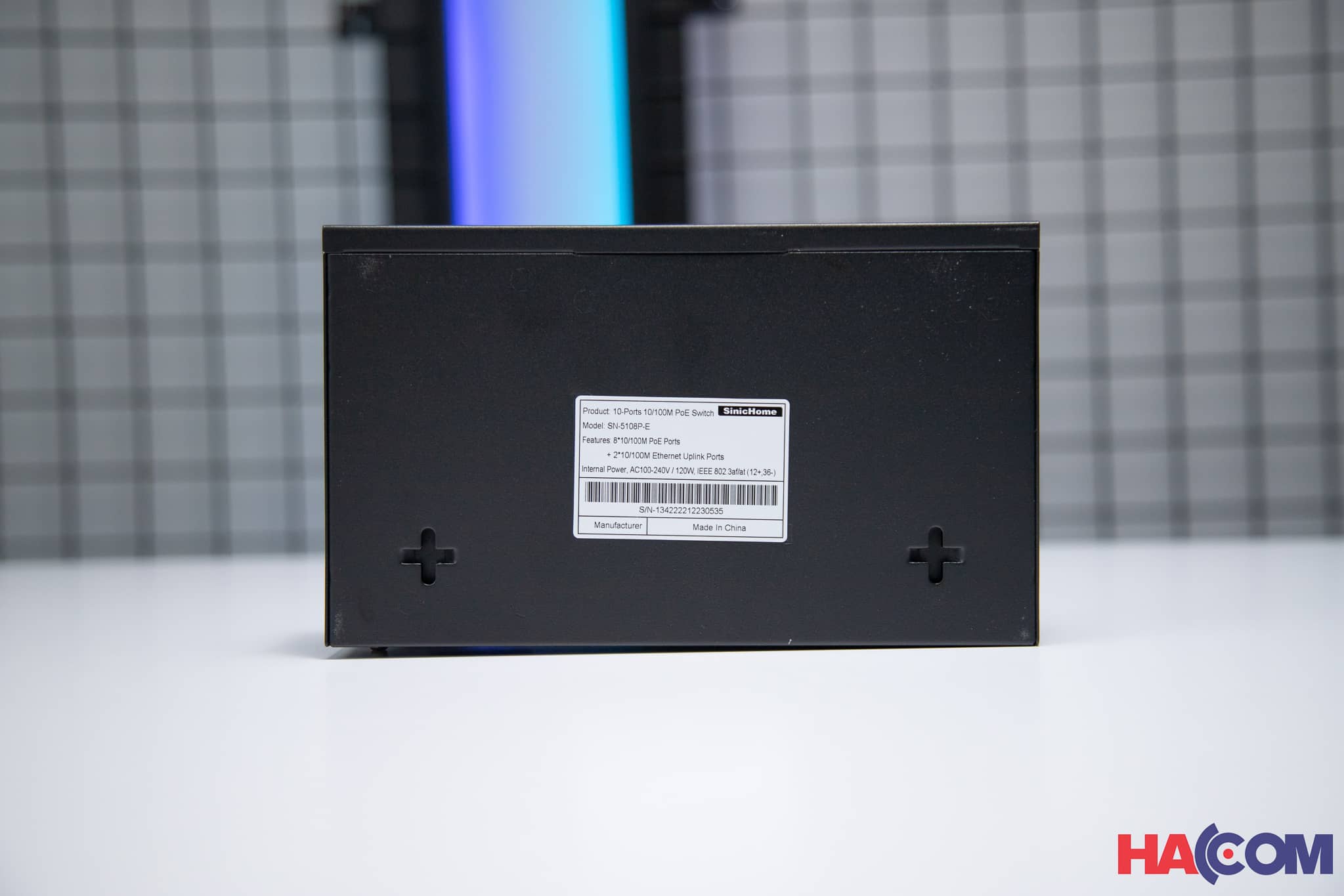 Switch POE SinicHome SN-5108P-E/8 POE/ 2 uplink/120W