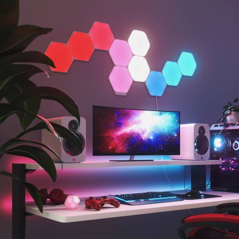 Bộ đèn dán tường thông minh Nanoleaf Hexagon - Hình lục giác