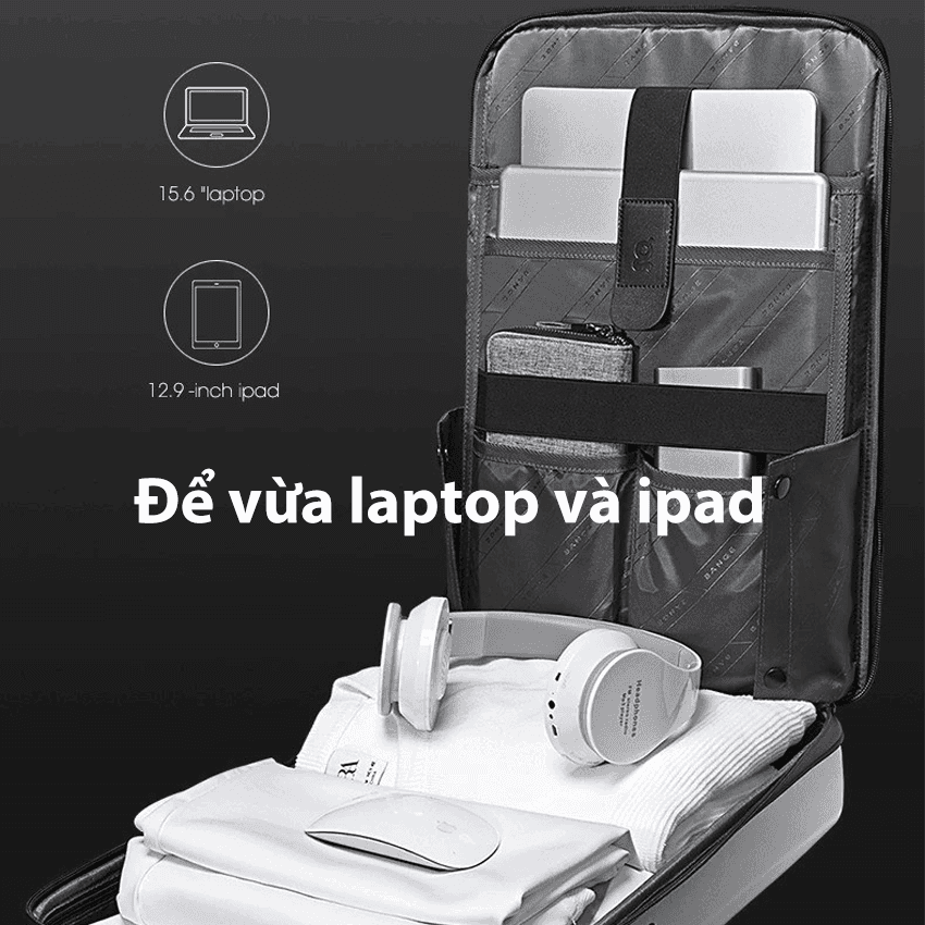 Balo Laptop Nam Chống Trộm Bange BG-22201