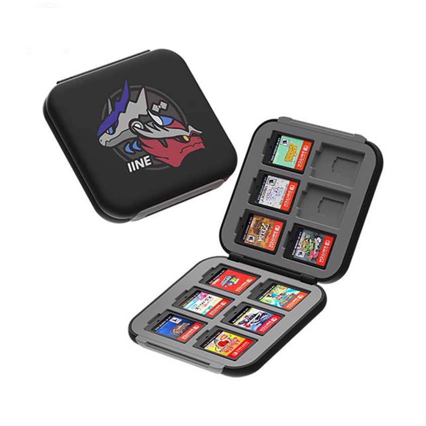 Hộp đựng thẻ game cho Nintendo Switch IINE 12 ngăn, nắp từ tính - Pokemon Scarlet Violet