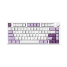 Bàn phím cơ FL-Esports GP75CPM White Body Taro Purple Brown switch (Kailh Box)