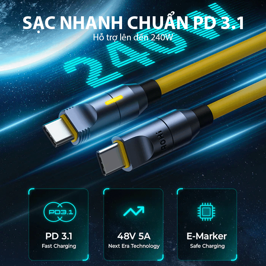 Bộ dây cáp sạc AOHi Future AOC-L011 (Premium Gift Box)