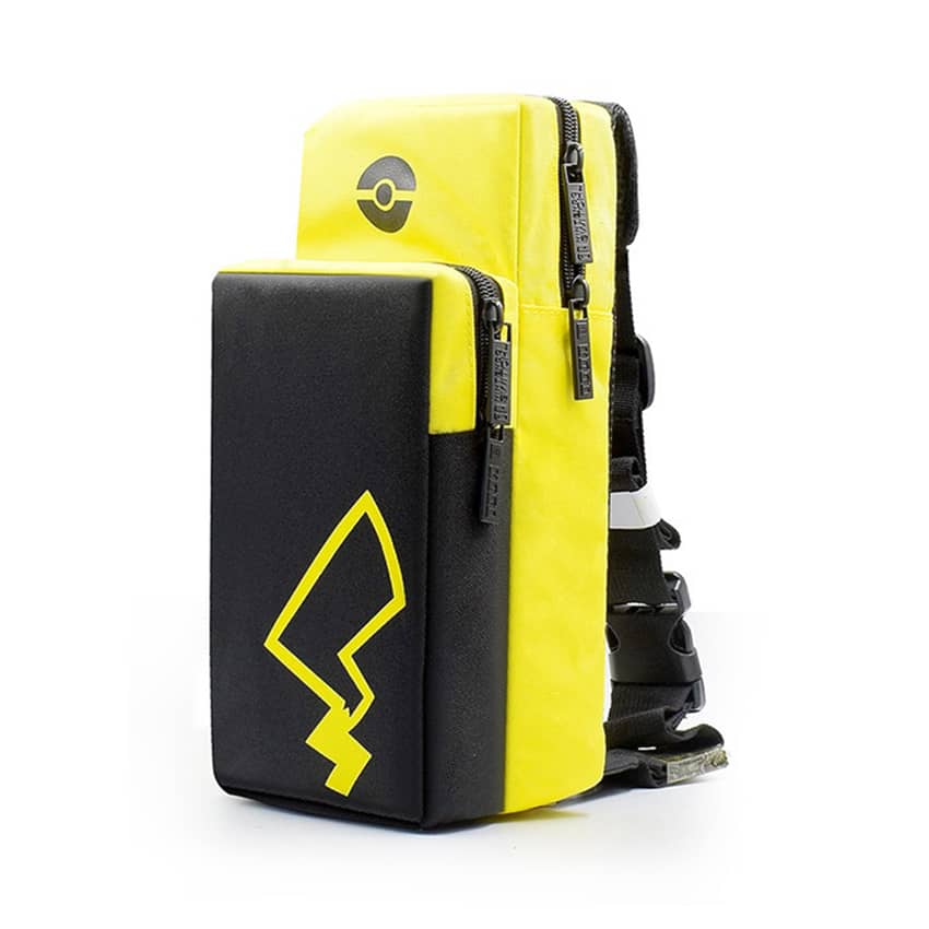 Túi đeo chéo đựng máy Nintendo Switch - Pokemon Màu Đen Pha Vàng 1