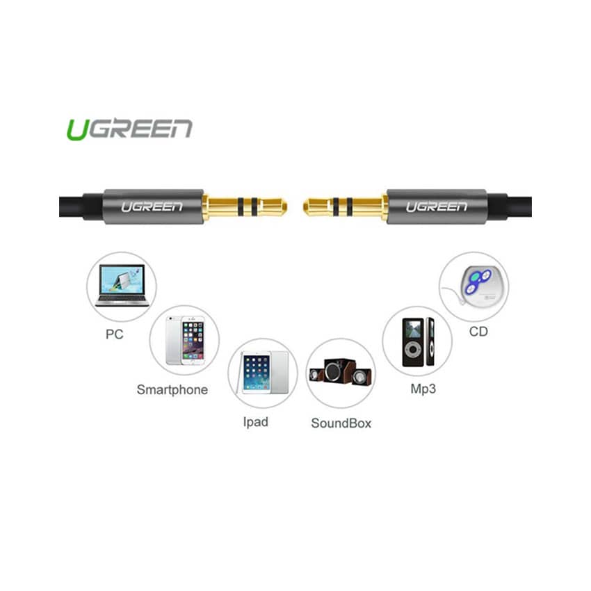 Cáp Audio 3.5mm dài 2m Ugreen 10735 (