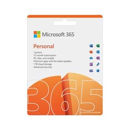 Phần mềm MICROSOFT M365 Personal English Subscr 1YR APAC EM Medialess Emerging Market P10 ( QQ2-01896 )