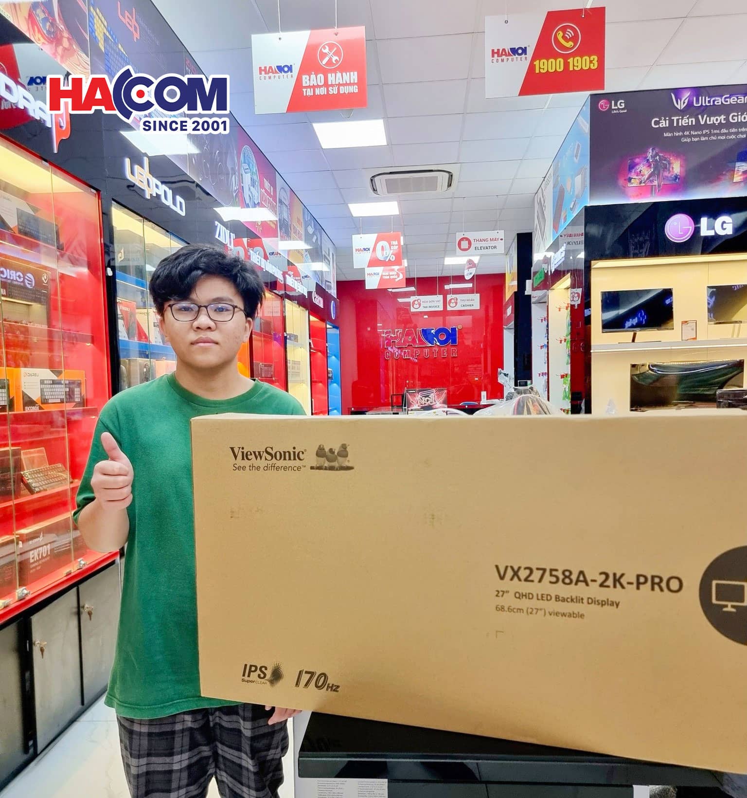 Mua màn hình ViewSonic chất lượng tại HACOM