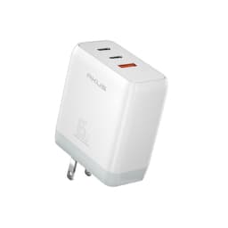 Củ sạc AKUS-D34 PRO 65W - 01 CỔNG USB TYPE A + 02 CỔNG TYPE C - MÀU TRẮNG