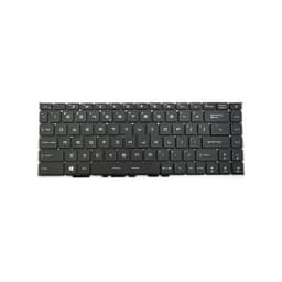 Bàn Phím Laptop MSI GE66 NSK-FFABN US Phím Ghi Chữ Trắng Đèn Không Khung