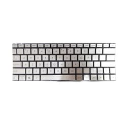 Bàn Phím Laptop Asus Zenbook Q408 SN5024B US Phím Bạc, Chữ Đen, Đèn, Không Khung, Nút Nguồn