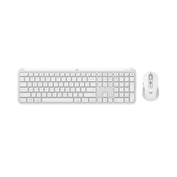 Bộ bàn phím chuột không dây Logitech Signature Slim Combo MK950 Off White (Wireless Logi Bolt/Bluetooth/Trắng)