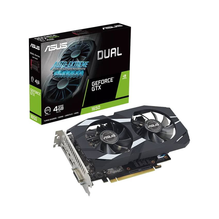 Card màn hình Asus DUAL GTX 1650-4GD6-P-EVO