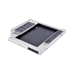 Khay lắp ổ cứng SSD Caddy Bay nhôm mỏng 9,5mm cho Laptop qua khay CD (loại mỏng)