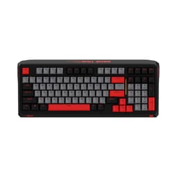 Bàn phím cơ Rapoo V750Pro - 98 Black Grey Orange (Dây USB/Optical Red switch/Led RGB)