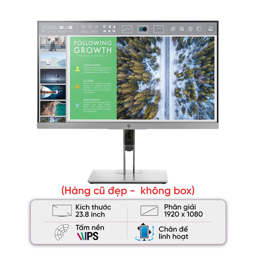 Màn hình văn phòng HP EliteDisplay E243 - Cũ đẹp