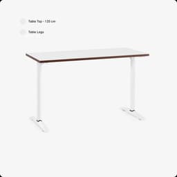 Khung bàn HyperWork Core Desk HPW-DK01-WHT-V1-1 Trắng (Chưa bao gồm mặt bàn)