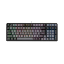 Bàn phím cơ gaming Edra EK398X Alpha (Usb/Abs/Optical Blue switch/Led Rainbow)