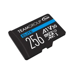 Thẻ nhớ Teamgroup 256GB UHS-I MicroSDXC, A1,V30,U3, Speed 100MB/s, UltraHD 4K (TEAUSDX256GIV30A103)
