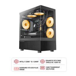 PC HACOM GAMING ALPHA 001 (I5 12400F/H610/16GB RAM/500GB SSD/RTX 3060 12G)