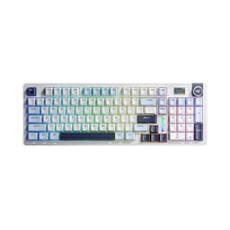 Bàn phím cơ gaming AULA S98 Pro (3 Mode/Xanh Dương+Trắng+Tím đậm/Caramel Latte switch)