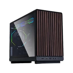 Vỏ case Lian Li A3 - Glass Black Wood (ATX/Mid Tower/Mặt gỗ/hông kính)