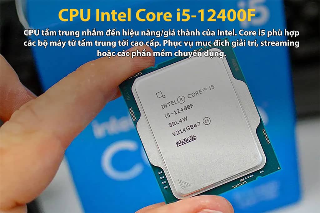 khả năng vận hành của core i5 12400F