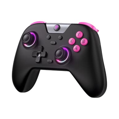 Tay cầm chơi game không dây EasySMX X05 Gaming Màu Đen Hồng