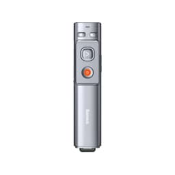 Bút trình chiếu Baseus Orange Dot Wireless Presenter (Green Laser)(Charging) Grey