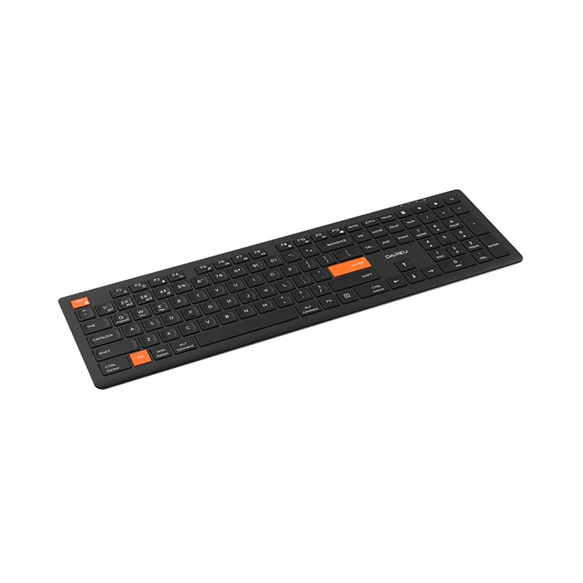 Bàn phím không dây DAREU LK150D Black Orange