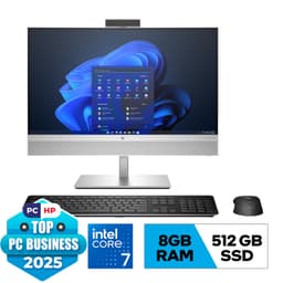 PC HP EliteOne 840 G AIO (B01NYPT) (i7 14700/8GB RAM/512GSSD/23.8FHD Cảm ứng/WL_K&M/Win11/BẠC/3Y)