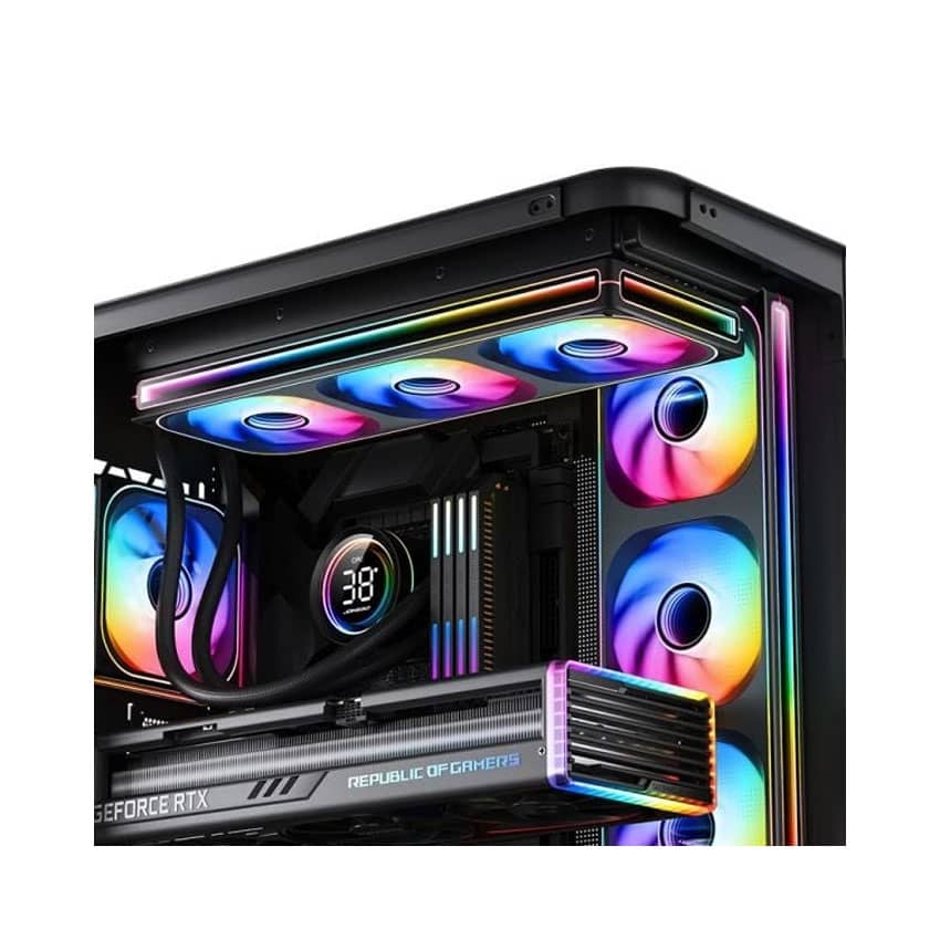 Vỏ máy tính NZXT NZXT H9 FLOW RGB (2025) ALL BLACK (ATX/Mid Tower/4 fan)