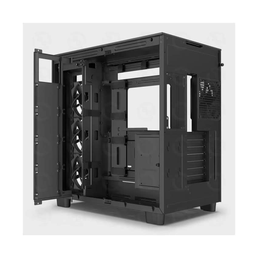 Vỏ máy tính NZXT NZXT H9 FLOW RGB (2025) ALL BLACK (ATX/Mid Tower/4 fan)