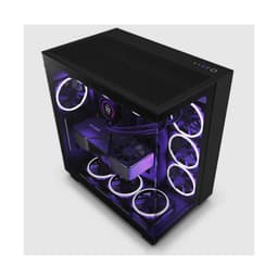Vỏ máy tính NZXT NZXT H9 FLOW RGB (2025) ALL BLACK (ATX/Mid Tower/4 fan)