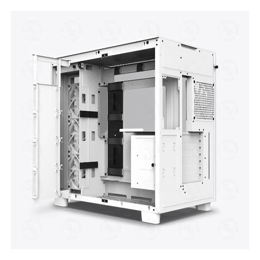 Vỏ máy tính NZXT NZXT H9 FLOW RGB (2025) ALL WHITE (ATX/Mid Tower/4 fan)