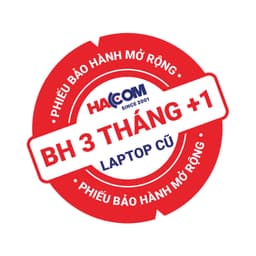 Gói Bảo Hành 3 tháng HACOM + 1 năm BHMR của Laptop cũ có mức giá bán >16 triệu đến <=19 triệu