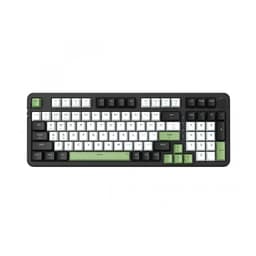 Bàn phím cơ EDRA EK398W (3 Mode/ Black + White + Green/ Blueberry Linear Switch)