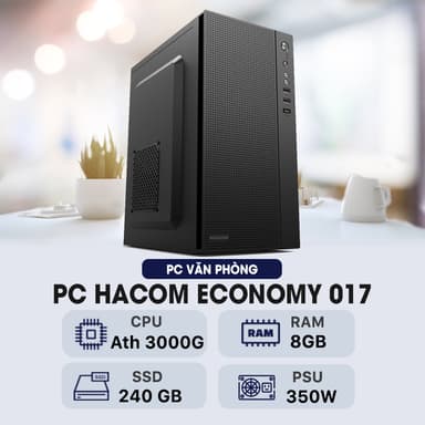 PC HACOM ECONOMY 017 ( Ryzen 3000G / 8GB RAM / 240 GB SSD )