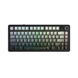 Bàn phím cơ gaming AULA F75 Max (3 Mode/ Xám + Đen Gradient Contour/ Reaper Switch)