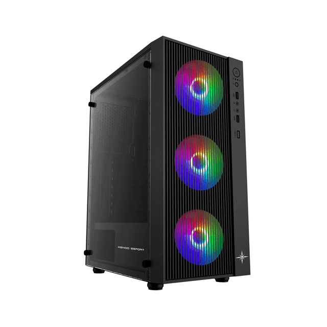 Vỏ case KENOO ESPORT AF13 - 3F Black (Mid Tower / Màu Đen ) | Giá rẻ ...
