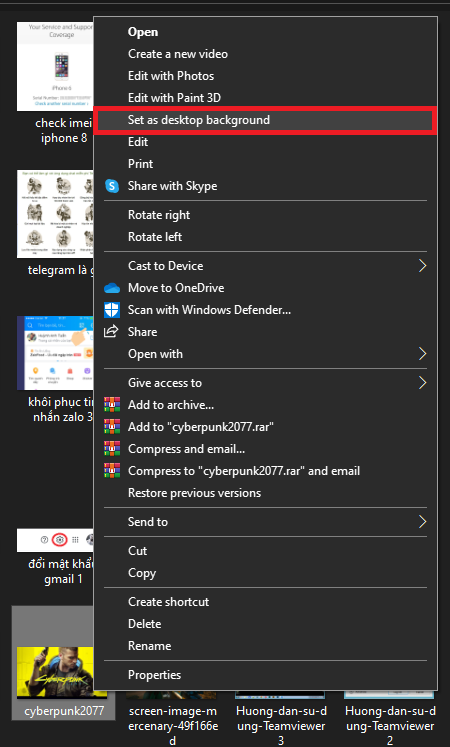Cách đổi hình nền máy tính thay ảnh màn hình desktop laptop Windows 10  81  7 đơn giản nhất