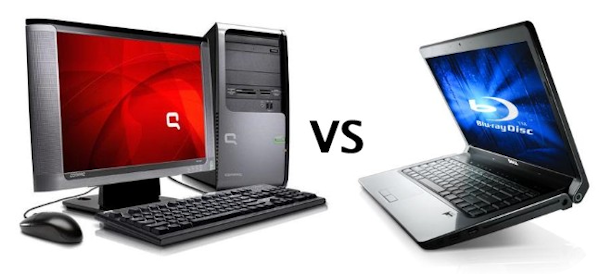 những điểm khác biệt giữa PC và Laptop
