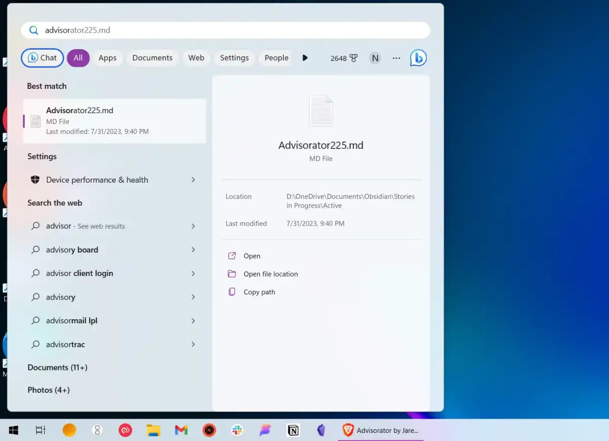 Tìm kiếm thông minh với phiên bản windows Ai mới