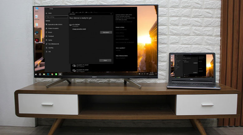 Kết nối máy vi tính với tivi không dây bằng WiFi Display bước 3