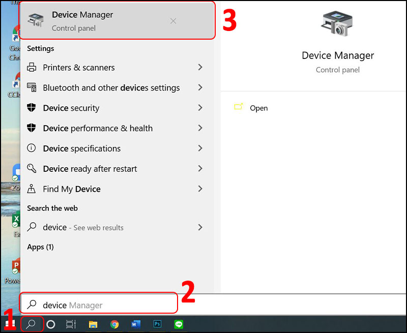 Không nhận, nhận sai hoặc lỗi Driver