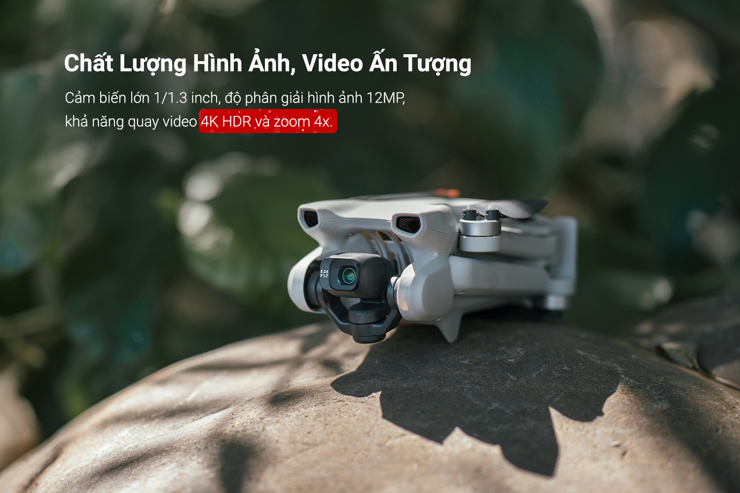 Cảm biến 1/1.3 inch cho ra những thước phim 4K HDR chất lượng