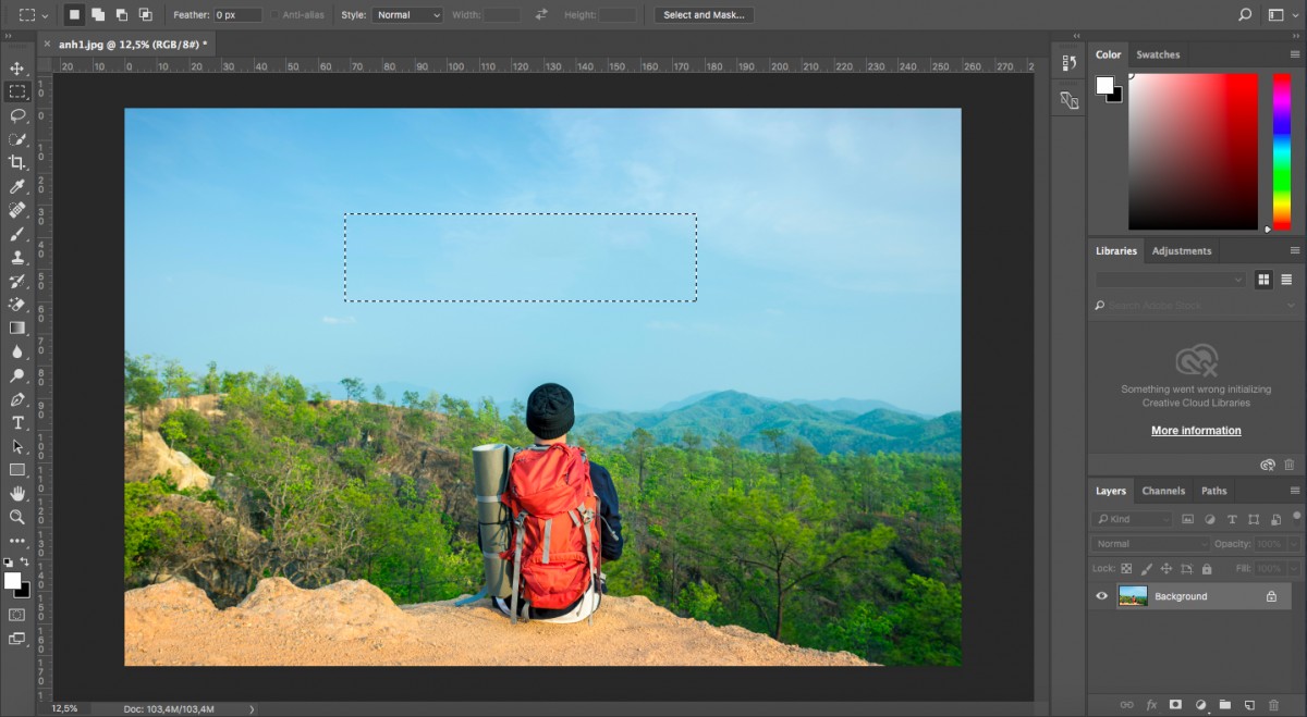 Cách xóa chữ trên ảnh bằng Photoshop đơn giản