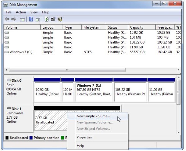 Ổ cứng thể rắn SSD Không được khởi tạo