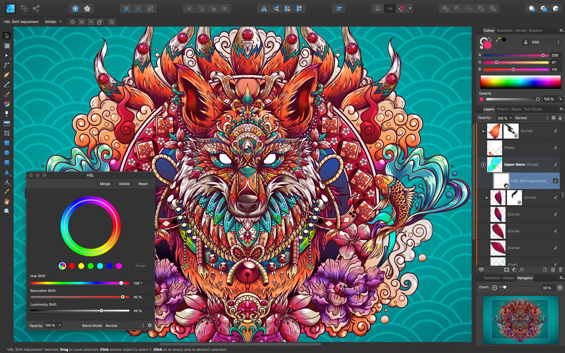 Phần mềm vẽ trên máy tính Affinity Designer