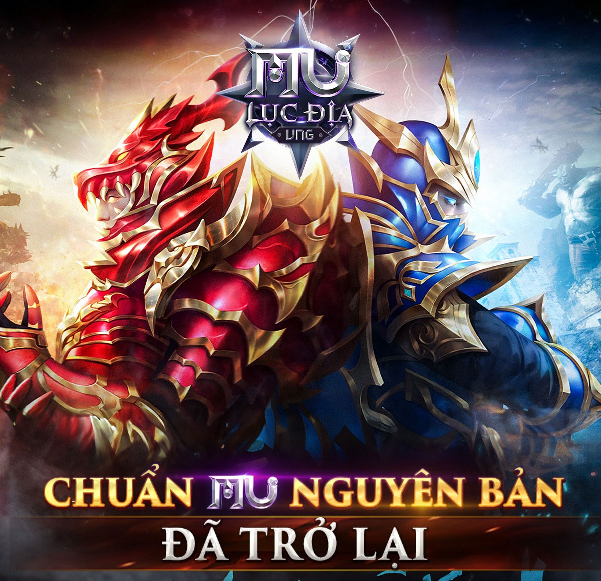 MU Lục Địa VNG tôn trọng tuyệt đối nguyên tác của MU Online PC, từ không gian u tối của Lorencia, Devias đến hệ thống nhân vật kinh điển: Dark Knight, Dark Wizard, Fairy Elf. 